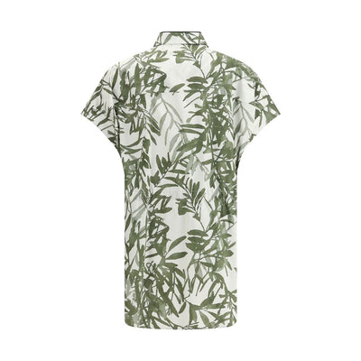 Brunello Cucinelli Multicolor Cotton Pattern Shirt