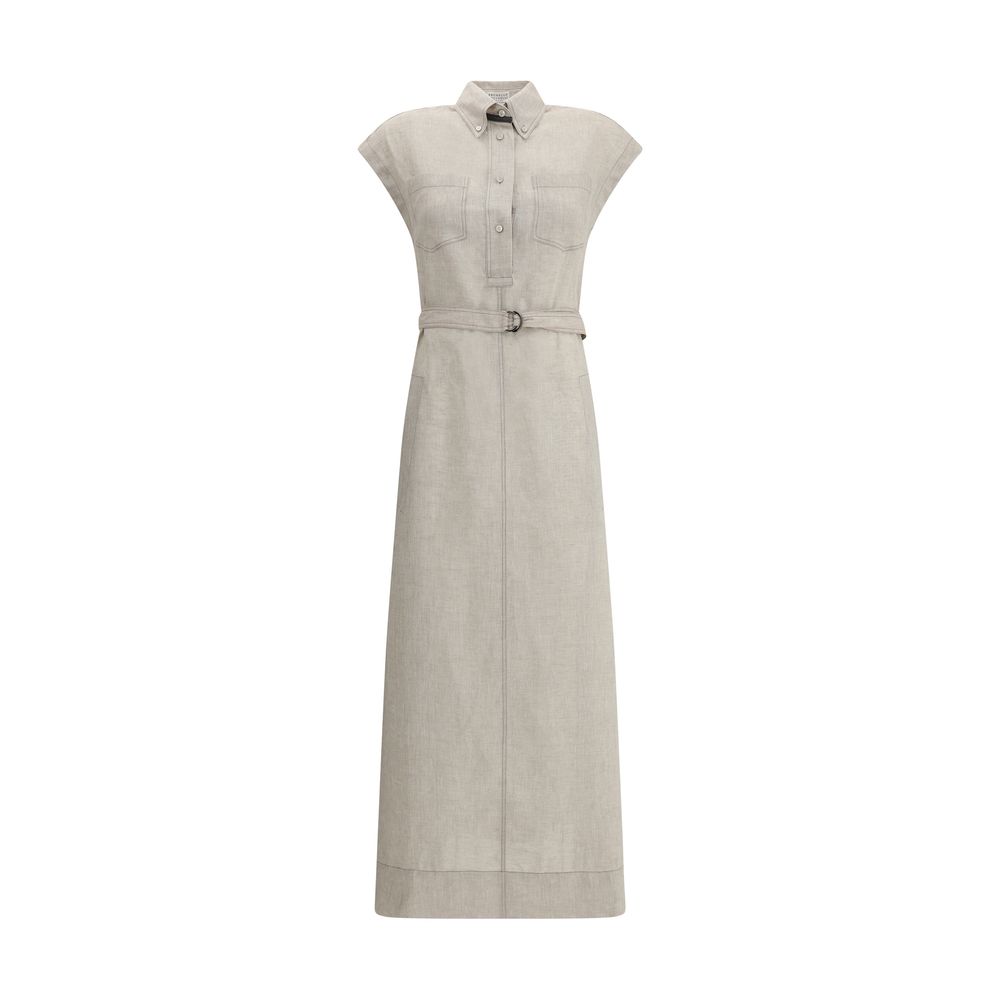 Brunello Cucinelli Long linen Dress