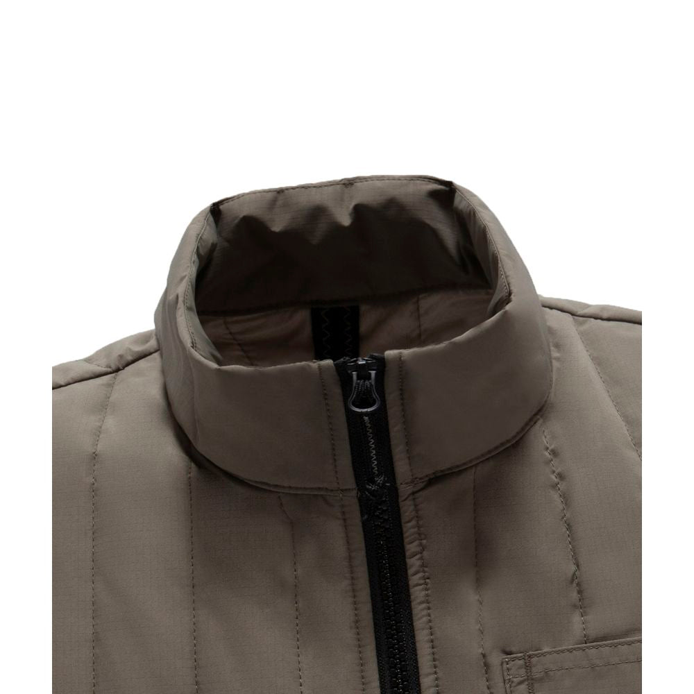 Refrigiwear Green Polyester Men Vest