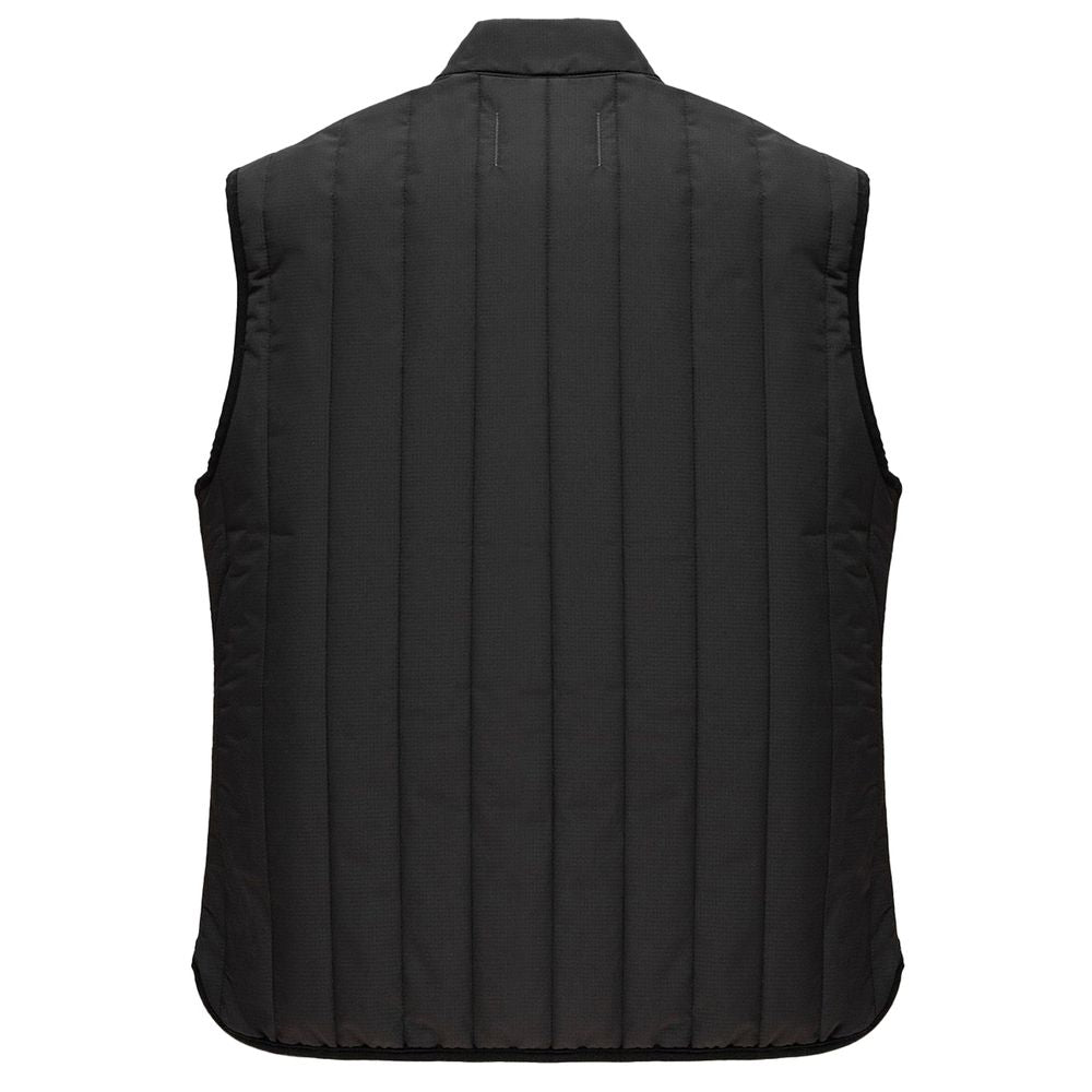 Refrigiwear Black Polyester Men's Quilted Vest