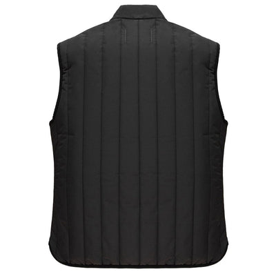 Refrigiwear Black Polyester Men's Quilted Vest