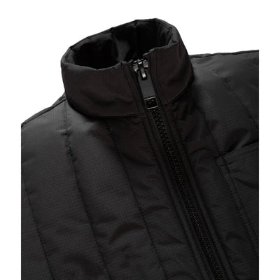 Refrigiwear Black Polyester Men's Quilted Vest