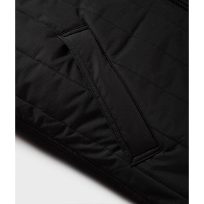 Refrigiwear Black Polyester Men's Quilted Vest