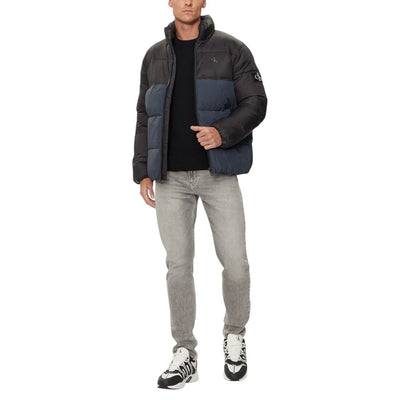 Calvin Klein Jeans Blue Recycled Polyamide Jackets & Coat