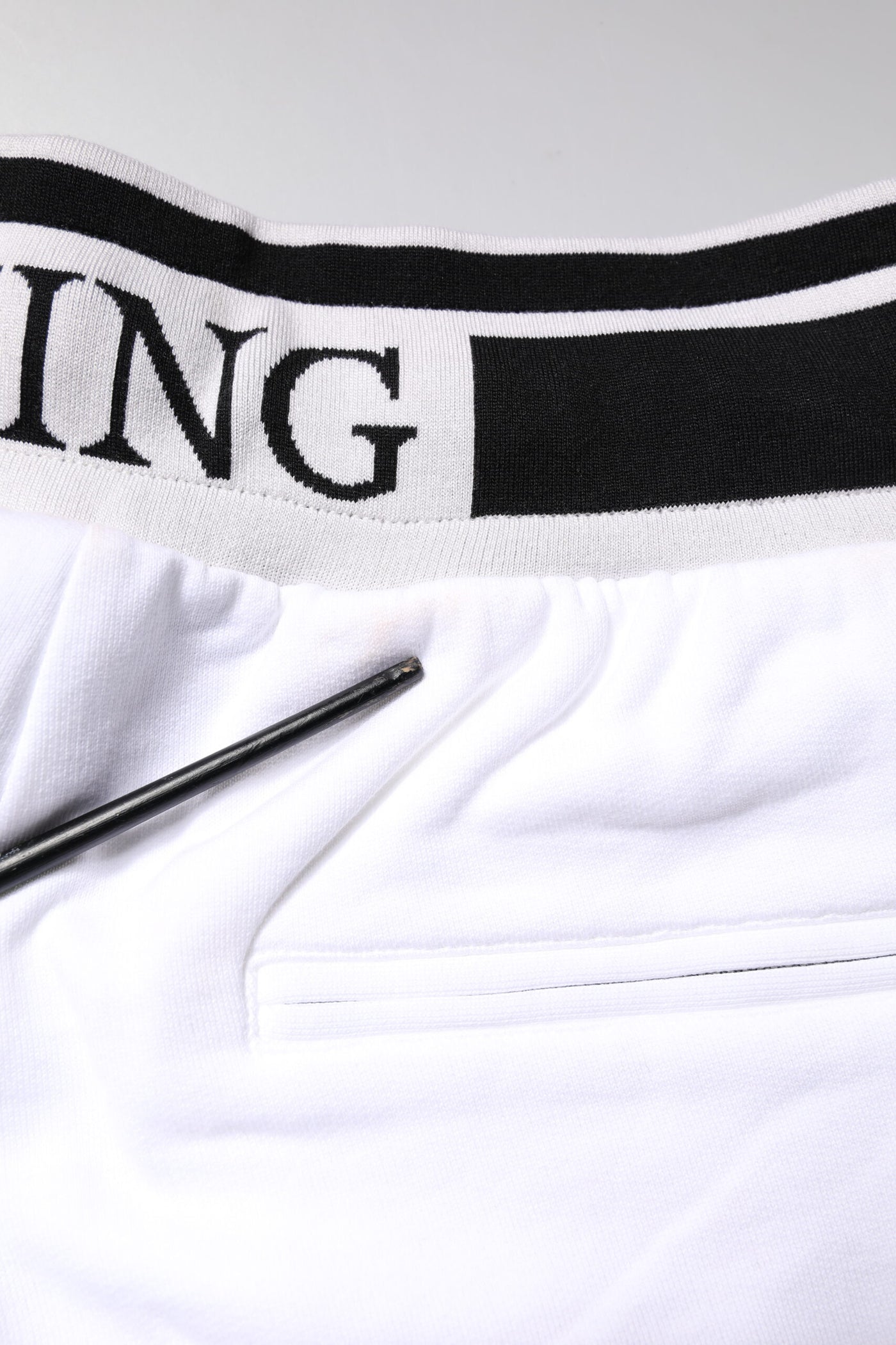Dolce & Gabbana White King Cotton Bermuda Sweatshorts Shorts