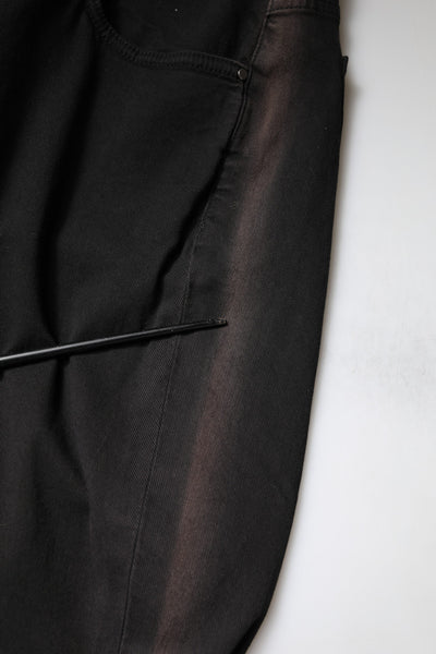 Dolce & Gabbana Black Cotton High Waist Skinny Denim Jeans