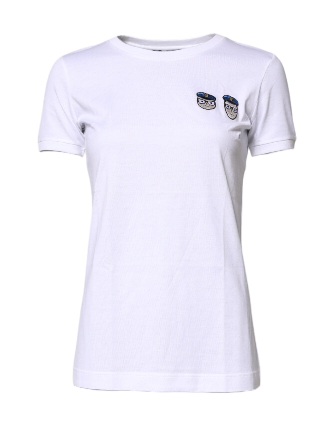 Dolce & Gabbana White #DGFamily Cotton Crew Neck T-shirt