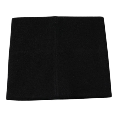 Dolce & Gabbana Black Cashmere DG Logo Square Handkerchief Scarf
