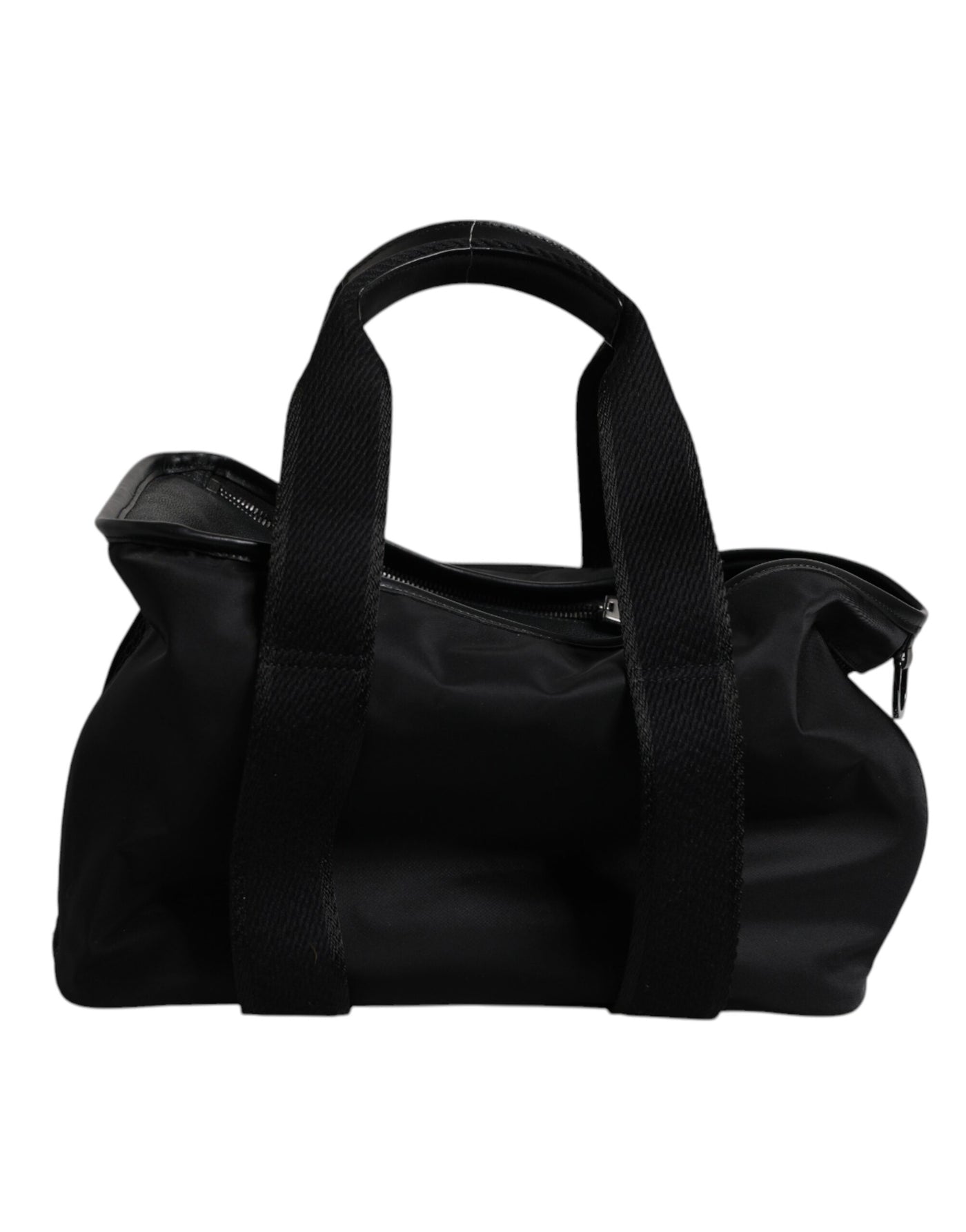 Dolce & Gabbana Black Shoulder Strap Pet Carry Logo Plaque Bag