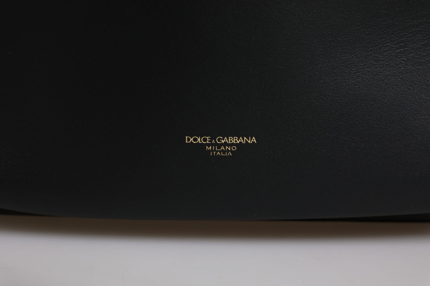 Dolce & Gabbana Black DG Leather Logo Print Travel Back Pack Bag