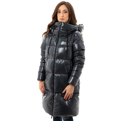 Herno Blue Polyamide Coat