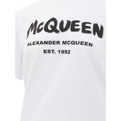 Alexander McQueen White Cotton T-Shirt