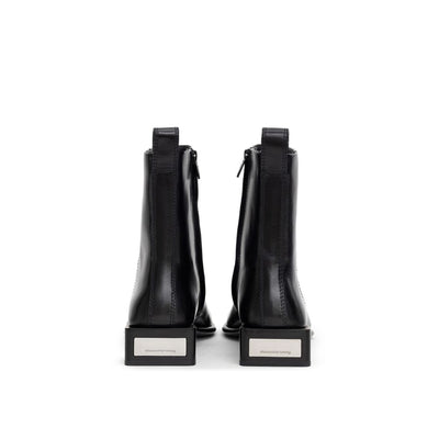 Alexander Wang Black Leather Ankle Boots