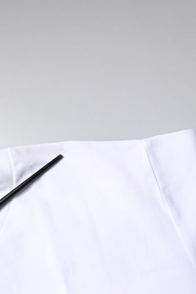 Dolce & Gabbana White Bellissima Cotton Crew Neck T-shirt