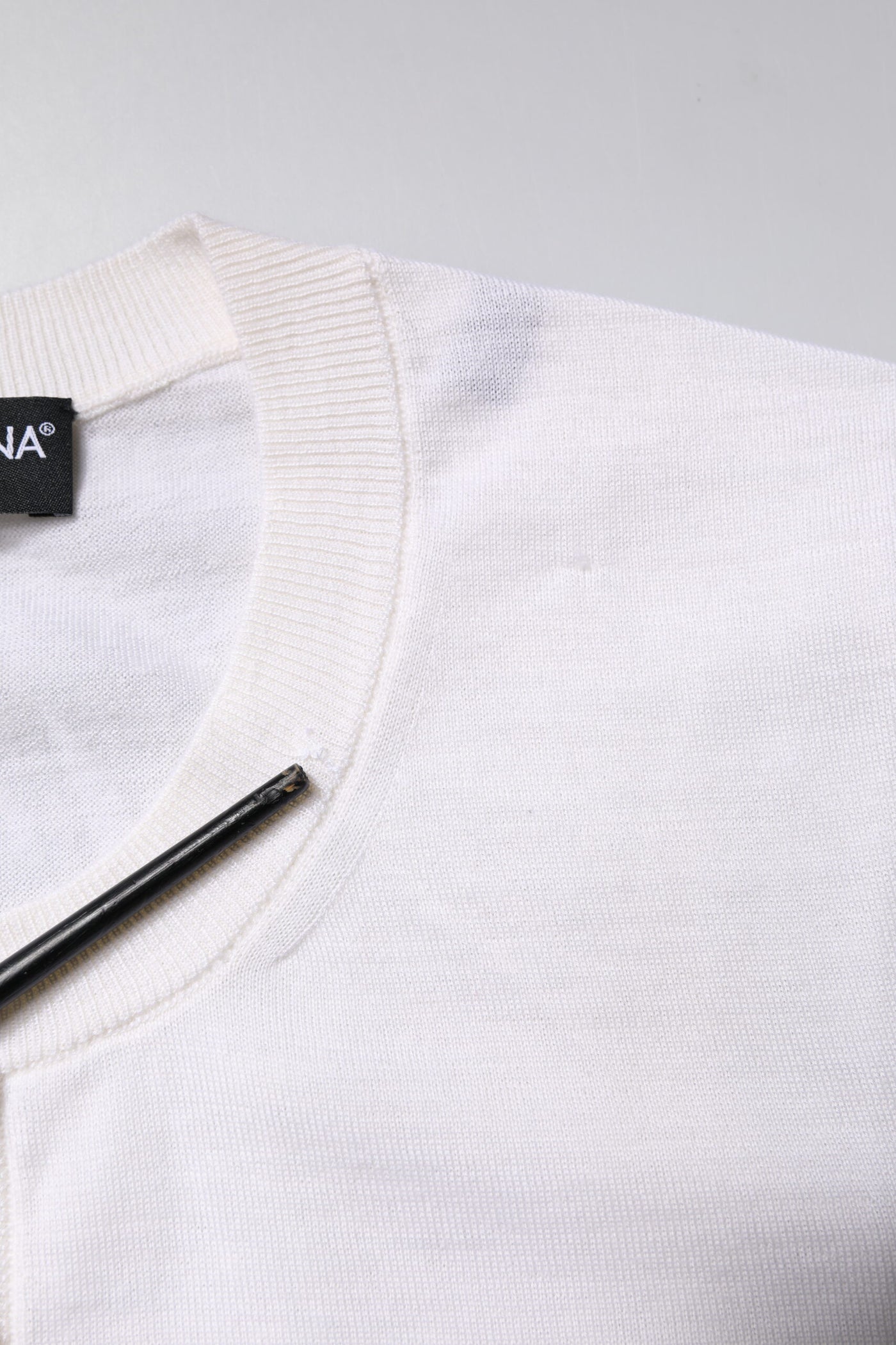 Dolce & Gabbana Cream Cashmere Knit Cropped Cardigan Sweater