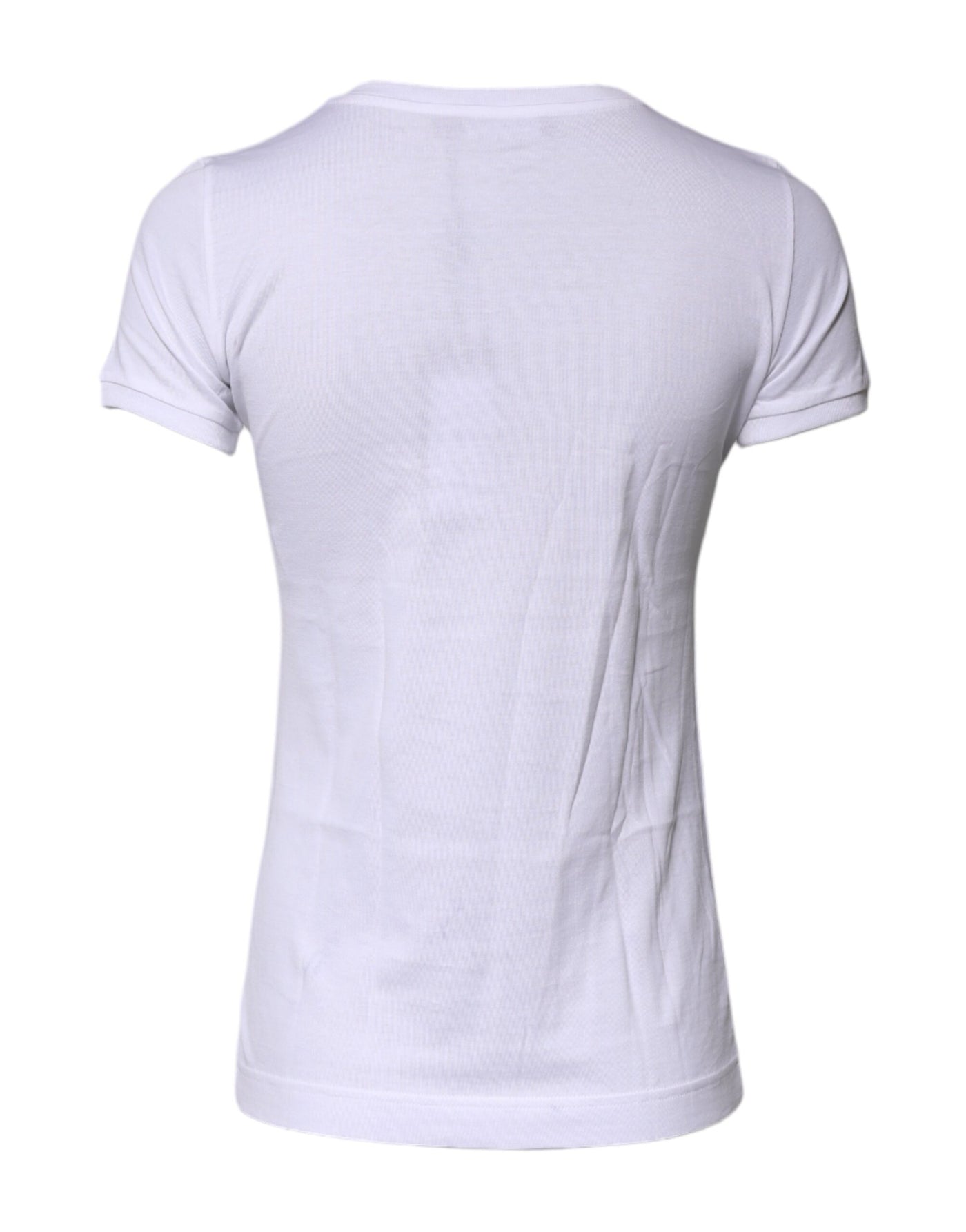 Dolce & Gabbana White #DGFAMILY Cotton Embroidery T-shirt