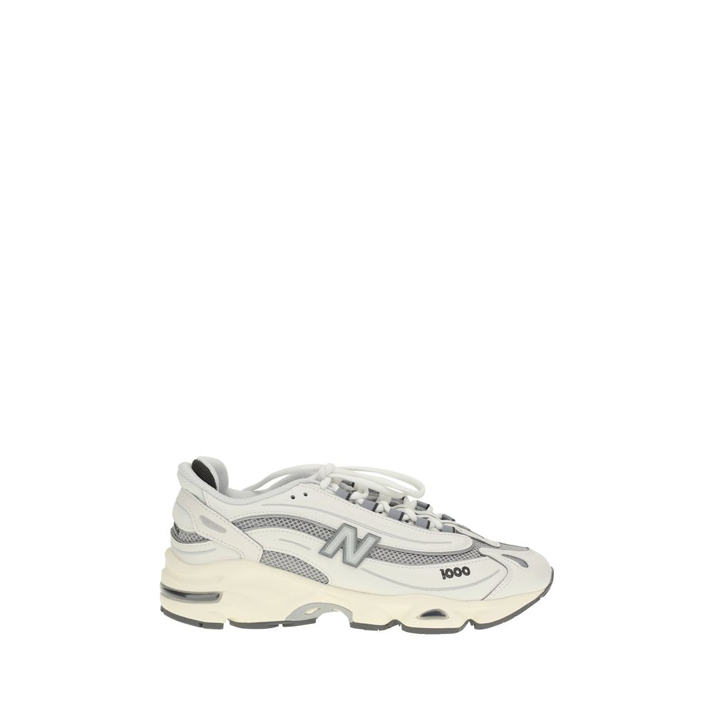 New Balance White Polyamide Athletic Sneakers
