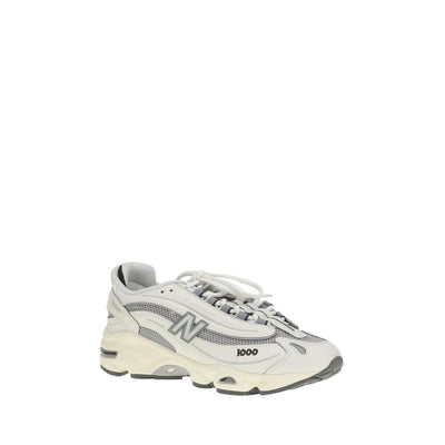 New Balance White Polyamide Athletic Sneakers