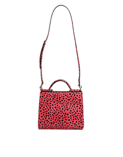 Dolce & Gabbana Pink Exotic Leather Top Handle Tote Crossbody Bag
