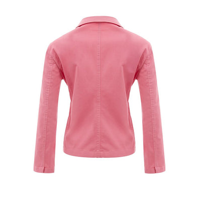 Lardini Elegant Pink Cotton Jacket for Her