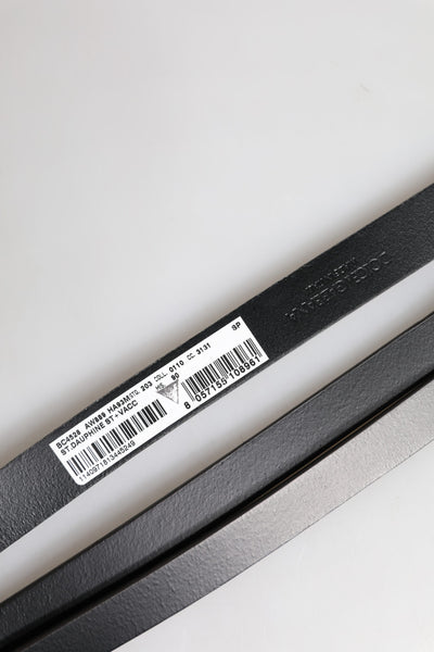 Dolce & Gabbana Black Leopard Classic Gold Metal Buckle Belt