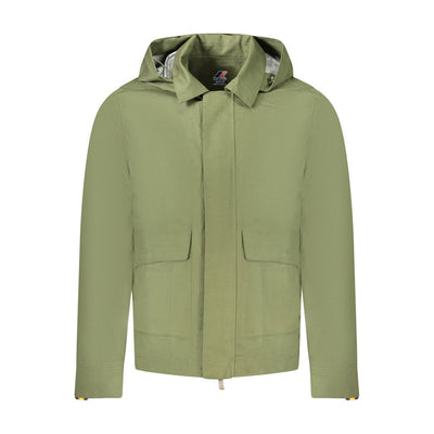 K-WAY Green Cotton Men Jacket