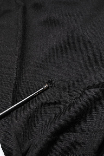 Dolce & Gabbana Black Lace Sheer Crew Neck Sleeveless Top