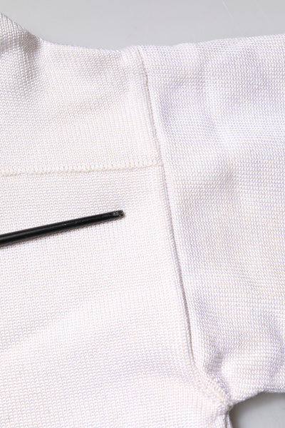 Jil Sander White Viscose Crew Neck Long Sleeves Pullover Sweater