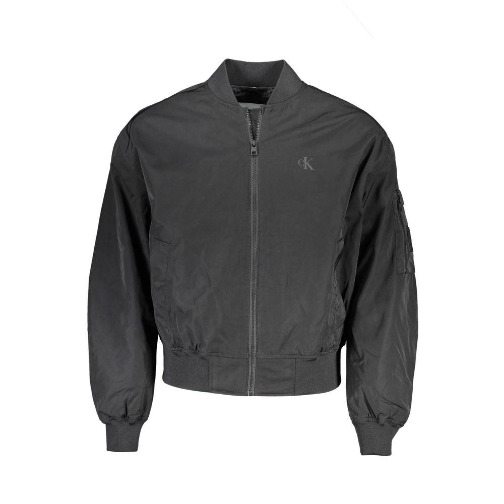 Calvin Klein Black Polyester Men Jacket