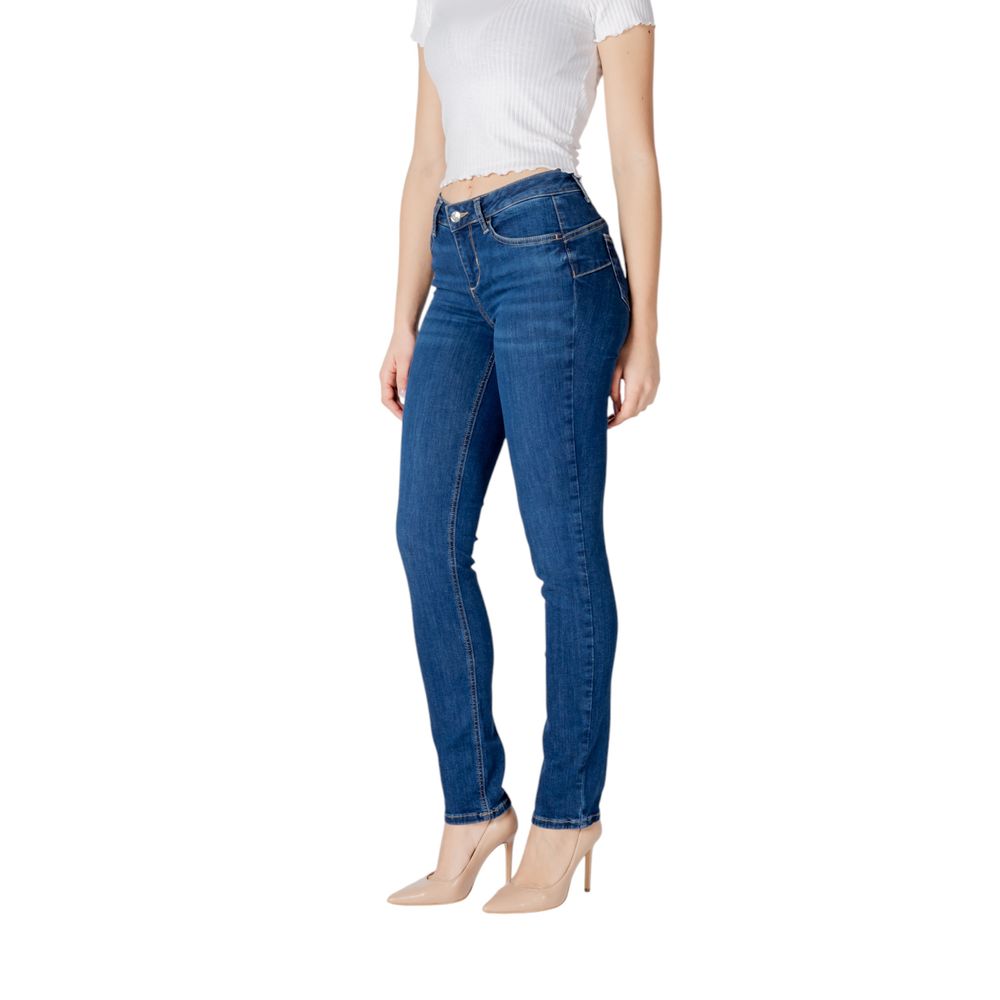 Liu Jo Blue Cotton Mom Jeans