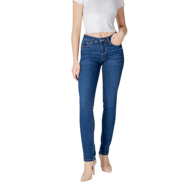 Liu Jo Blue Cotton Mom Jeans