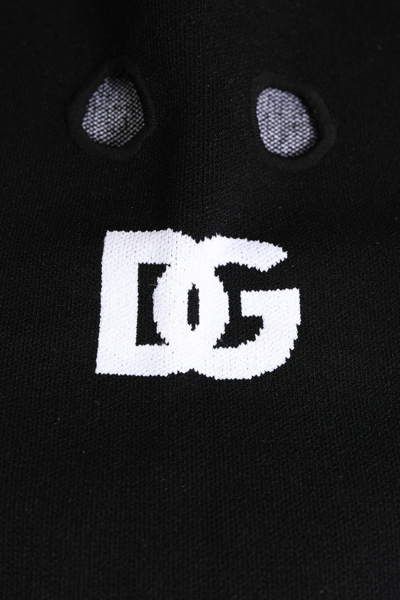 Dolce & Gabbana Black Cashmere Knitted Ski Mask Balaclava Hat