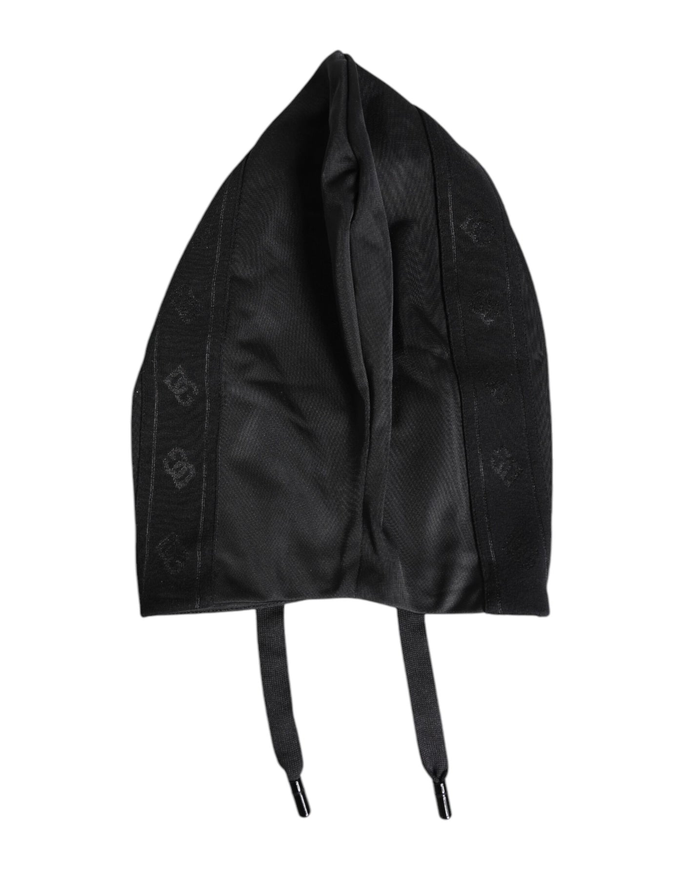 Dolce & Gabbana Black Polyester Whole Head Wrap Hat