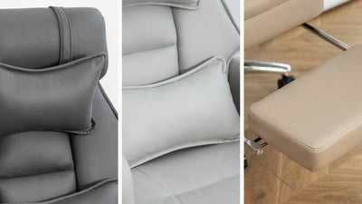 Swivel Ergonomic Office Chair, Technology Leather  High Back Office Chair with Lumbar Support Headrest, Sedentary Comfortable Boss Chair, 155° Reclining Computer Chair (Color : DARK GREY)