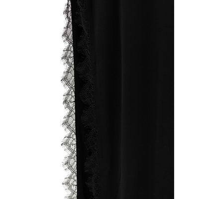 Retrofête Black Viscose Long Dress