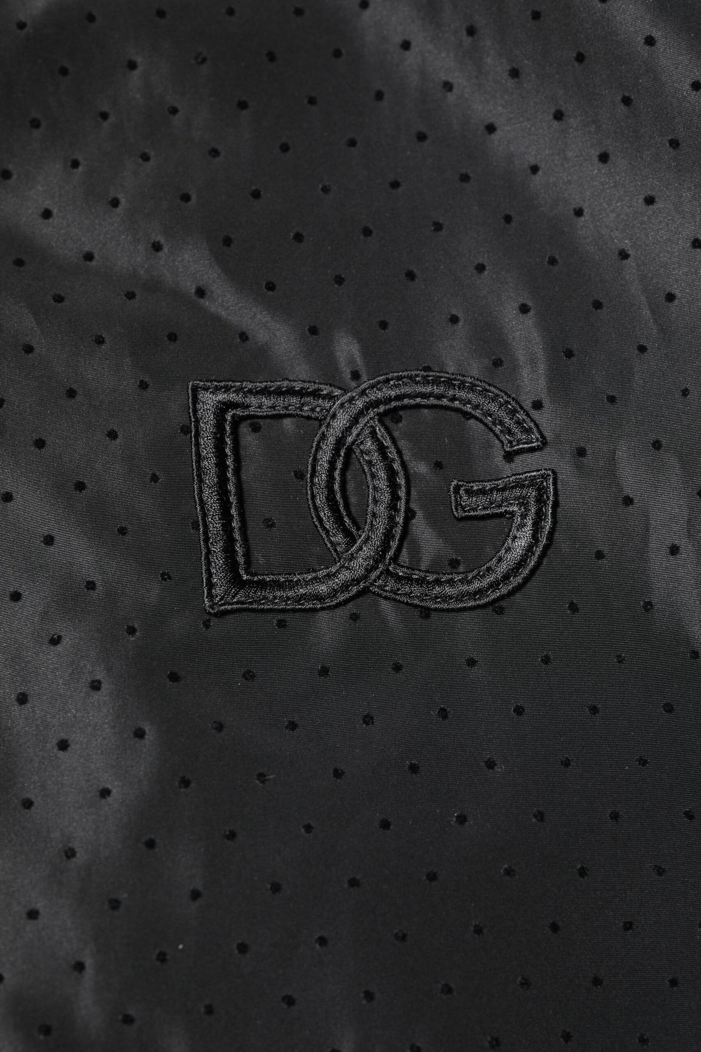 Dolce & Gabbana Black Long Sleeves Full Zip Bomber Jacket