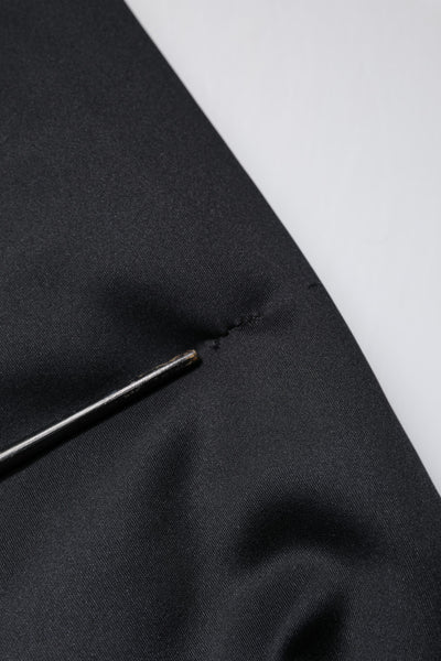 Dolce & Gabbana Black Polyester DG Hooded Full Zip Jacket