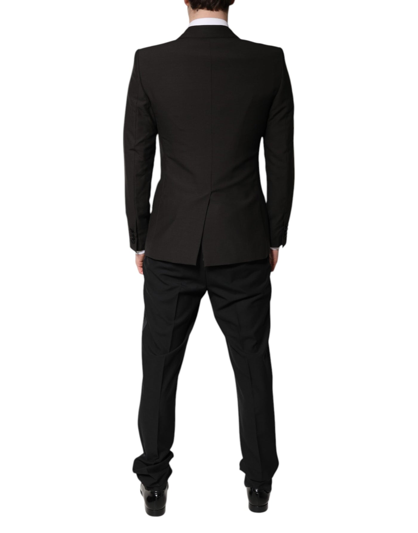 Dolce & Gabbana Black Single Breasted Formal 3 Piece Suit