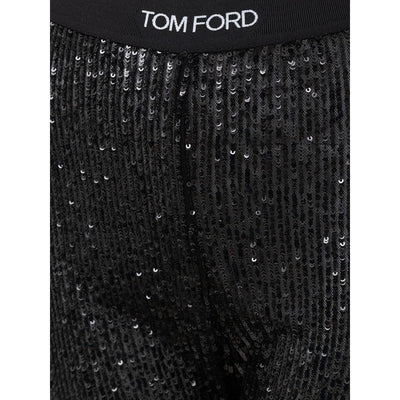 Tom Ford Black Polyester Joggers (Workout Pants)