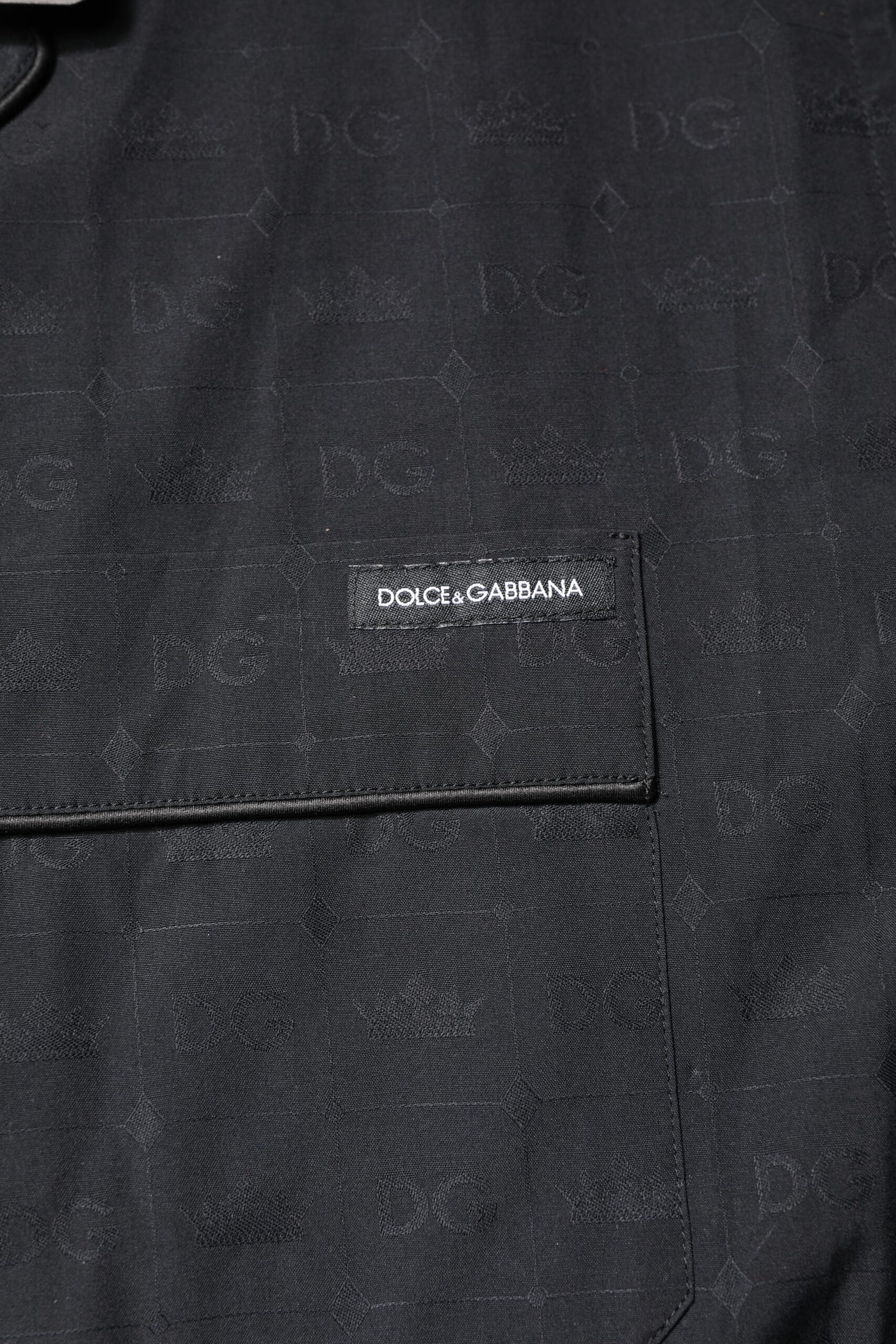 Dolce & Gabbana Black Cotton Men Pajama Set Sleepwear