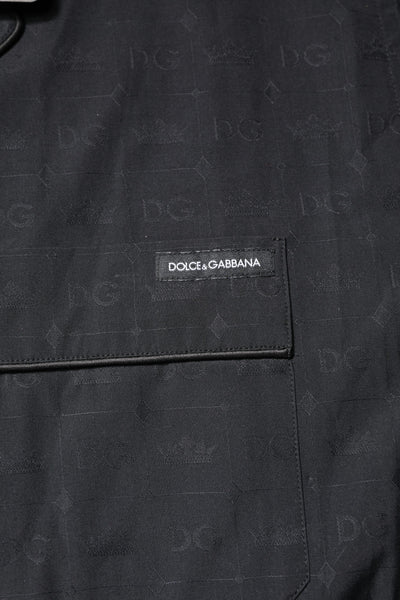Dolce & Gabbana Black Cotton Men Pajama Set Sleepwear