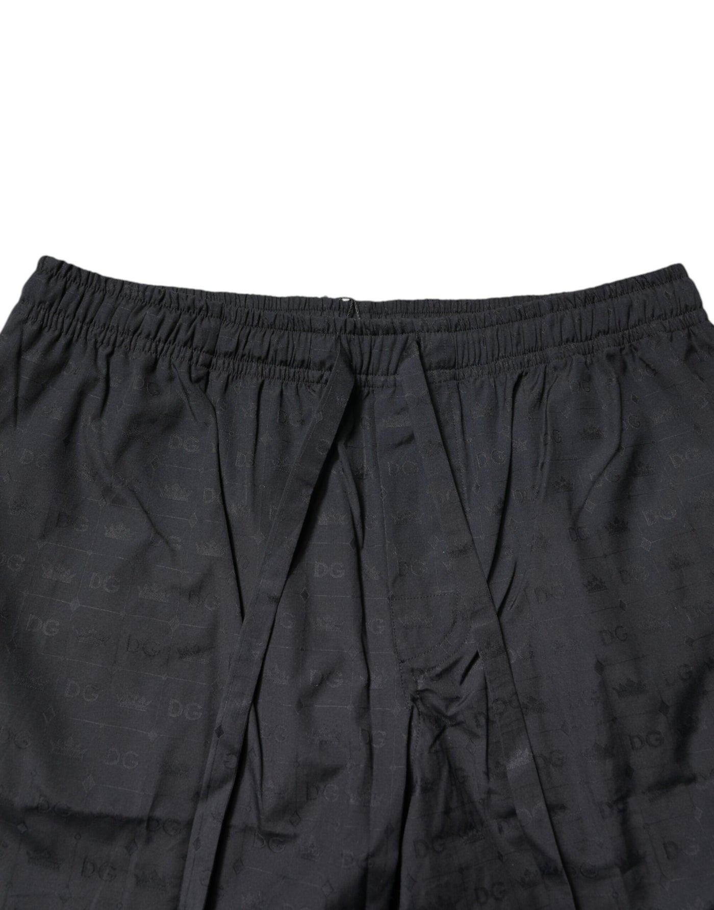 Dolce & Gabbana Black Cotton Men Pajama Set Sleepwear