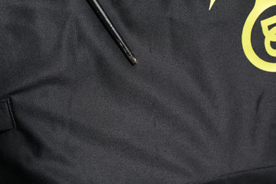 Dolce & Gabbana Black Logo Turtleneck Zip Bomber Jacket