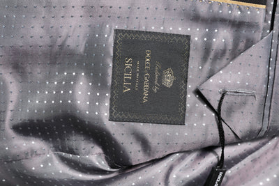 Dolce & Gabbana Black Striped SICILIA Formal 2 Piece Suit