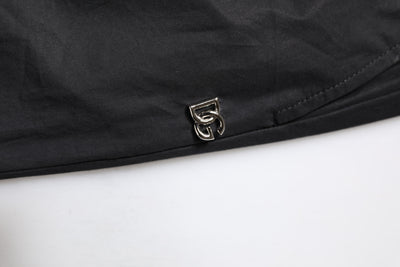 Dolce & Gabbana Black Cotton TAORMINA Formal 2 Piece Suit