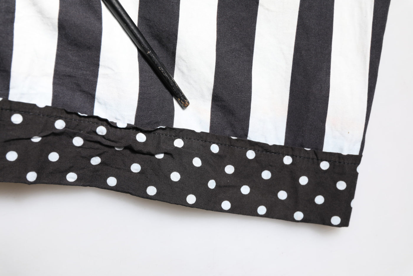 Dolce & Gabbana Black White Stripe Button Down Casual Shirt