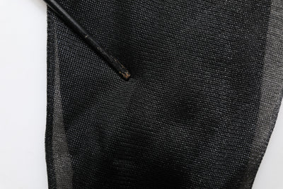 Dolce & Gabbana Black Logo Knitted Crewneck Pullover Sweater