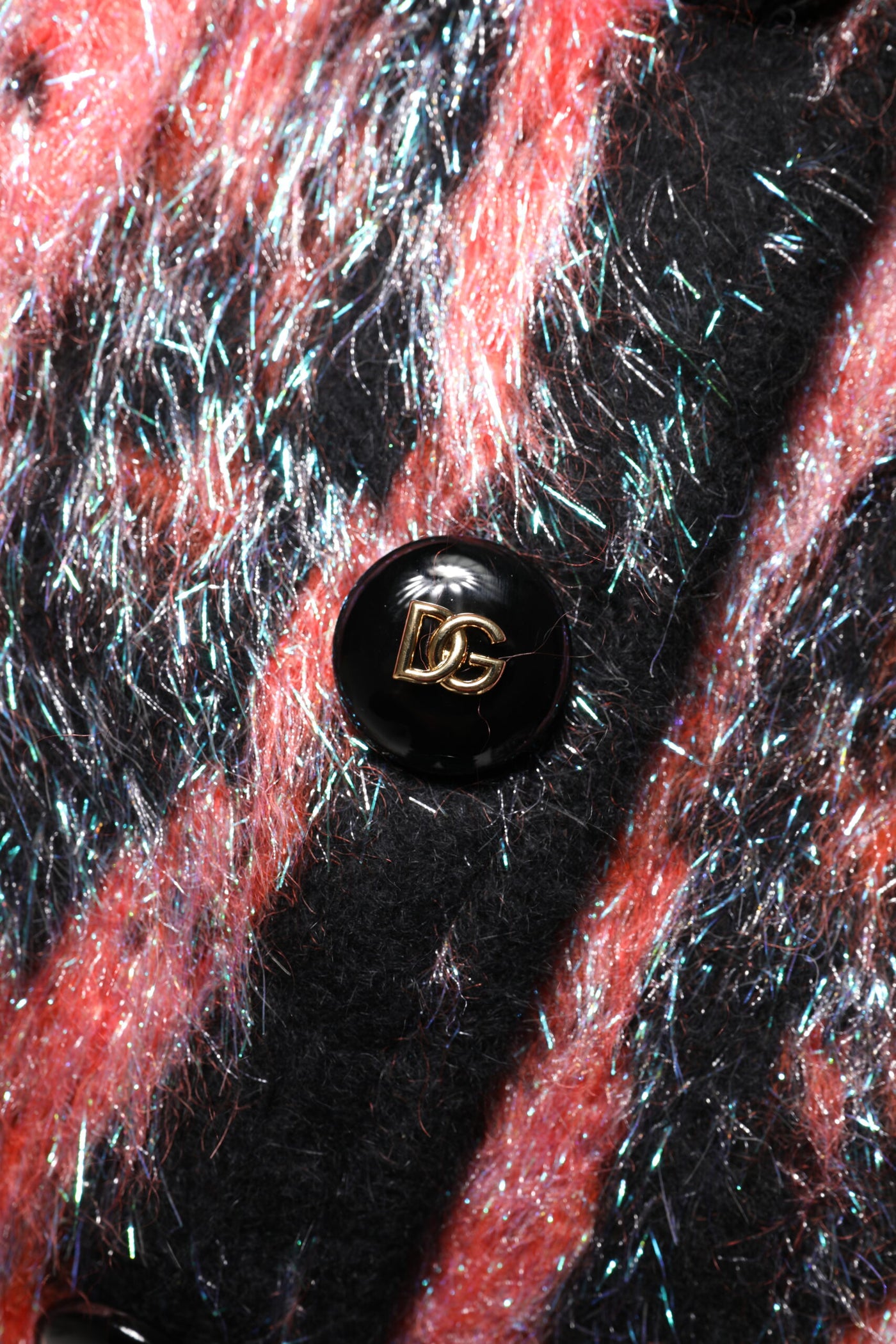 Dolce & Gabbana Red Mohair Wool Button Down Cardigan Sweater