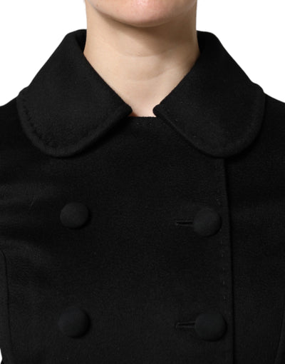 Dolce & Gabbana Black Wool Sartoria Italiano Blazer Jacket