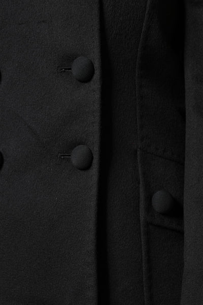 Dolce & Gabbana Black Wool Sartoria Italiano Blazer Jacket